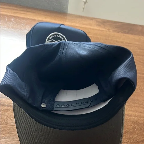 Iron & Resin Navy and Tan Cap - Picture 3 of 5
